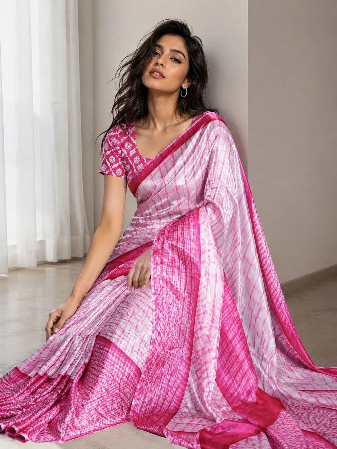 Jihana Fab Satin Mysore Silk Saree thumbnail 2