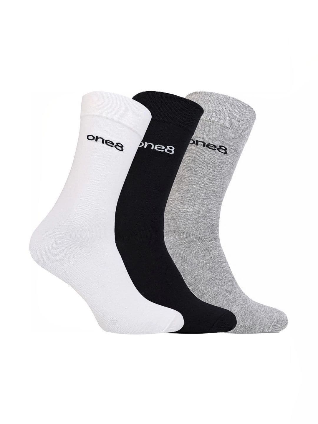 One8 Men Cotton Calf Length Socks thumbnail 3