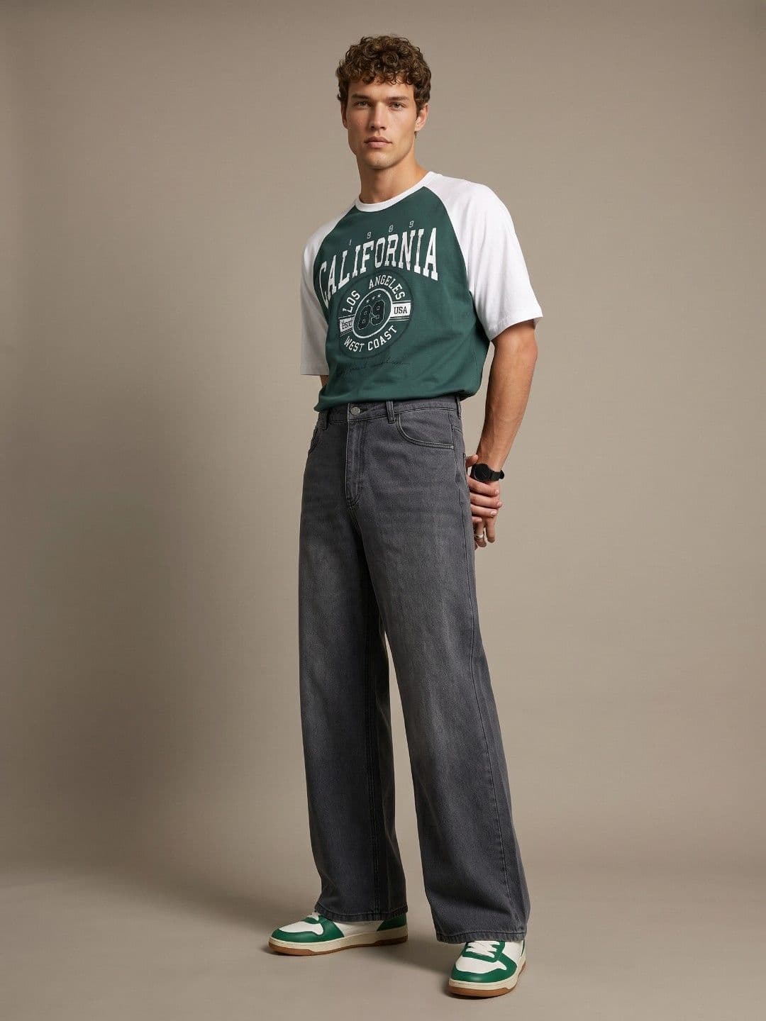 glitchez Men Bootcut Mid-Rise Light Fade Jeans thumbnail 3