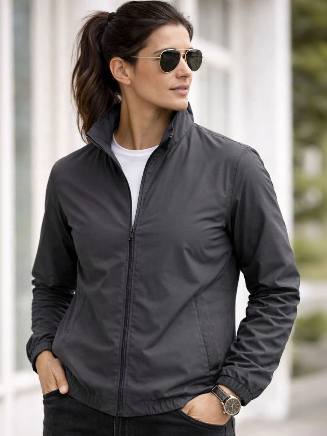 JKT Women Lightweight Training or Gym Woven Jacket - view 1