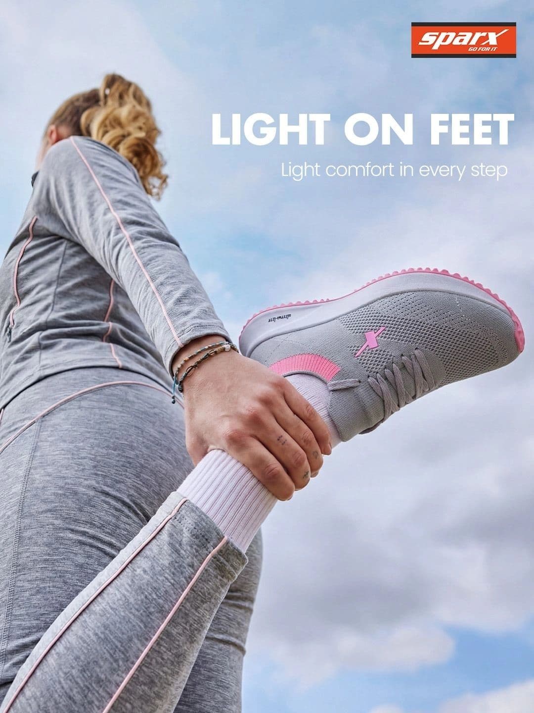 Sparx Women Lightweight Lace-Up Walking Shoes thumbnail 2