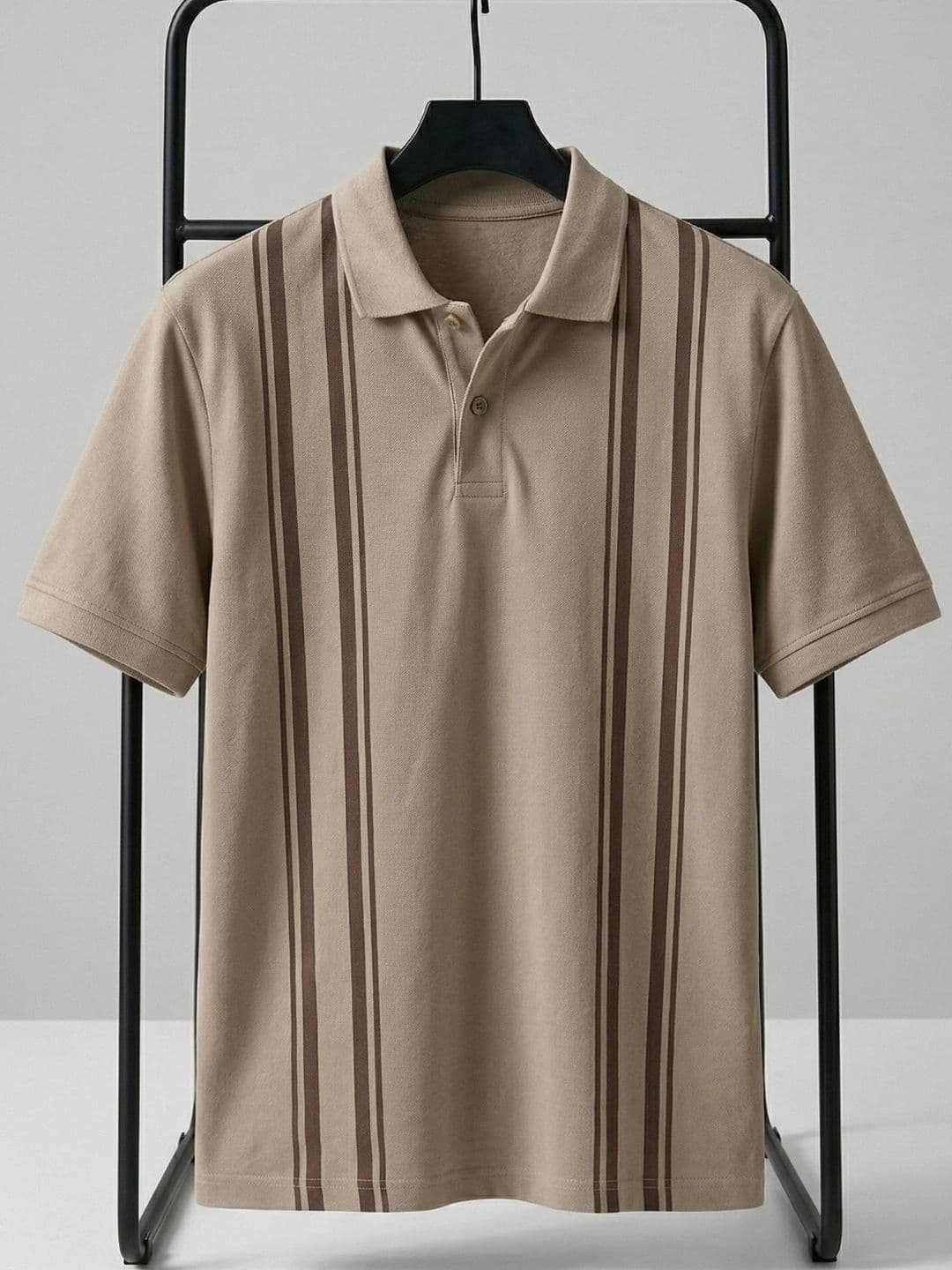 Kook N Keech Men Striped Polo Collar T-shirt thumbnail 2