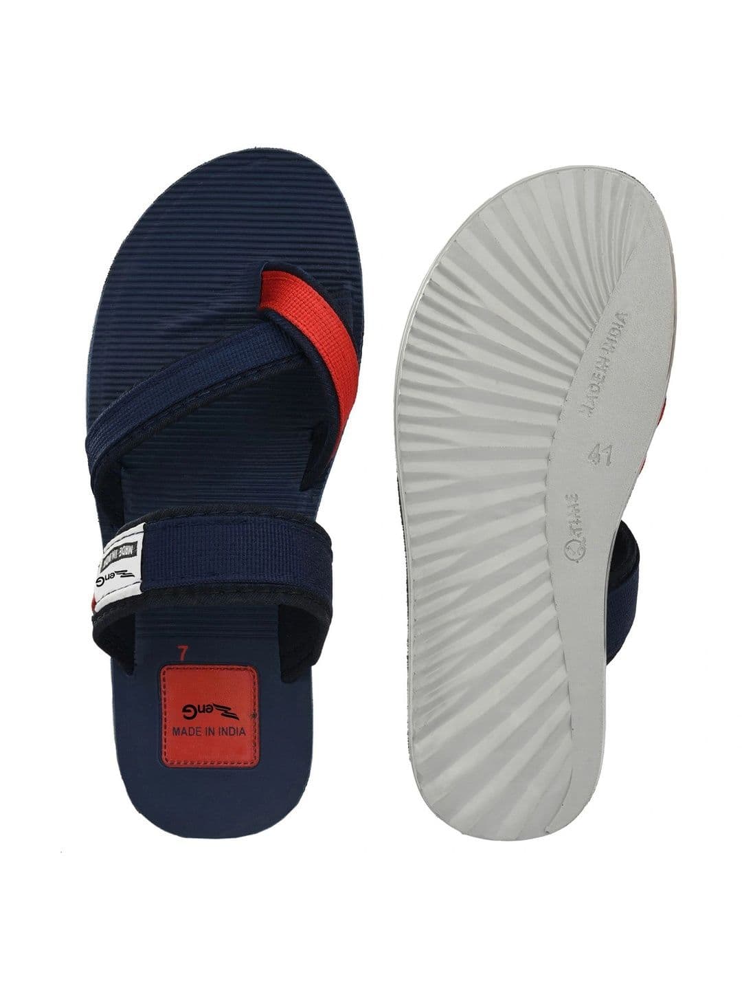 ZENG Men Colourblocked Thong Flip-Flops thumbnail 3