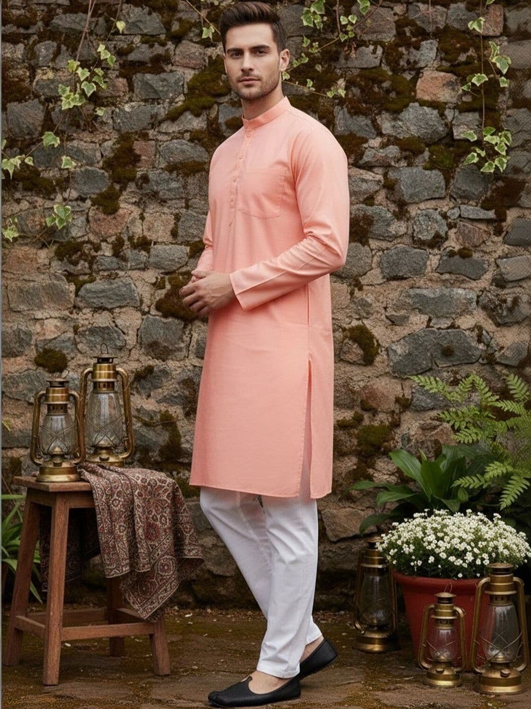 HUZUR Men Kurta thumbnail 2
