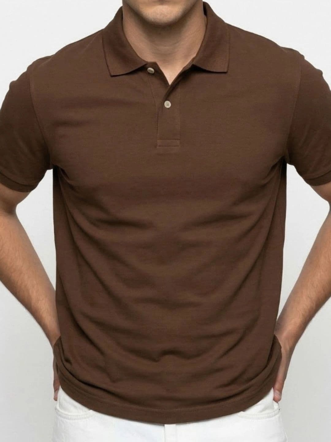 HERE&NOW Men Polo Collar T-shirt thumbnail 4