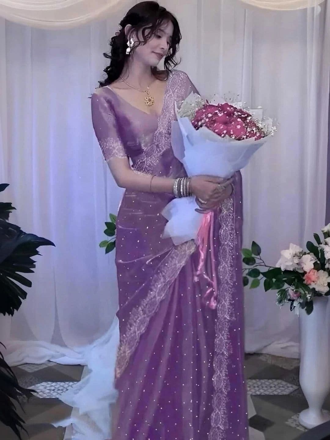 RENBRIZA Art Silk Saree - view 1