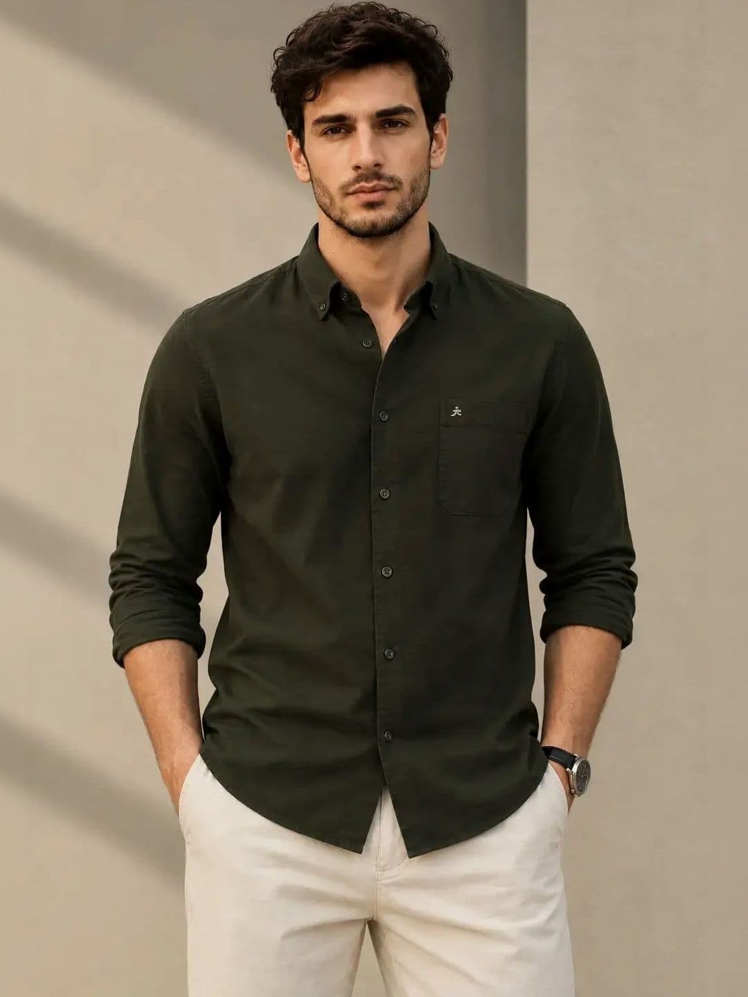 XKIND Men Standard Slim Fit Casual Shirt thumbnail 5