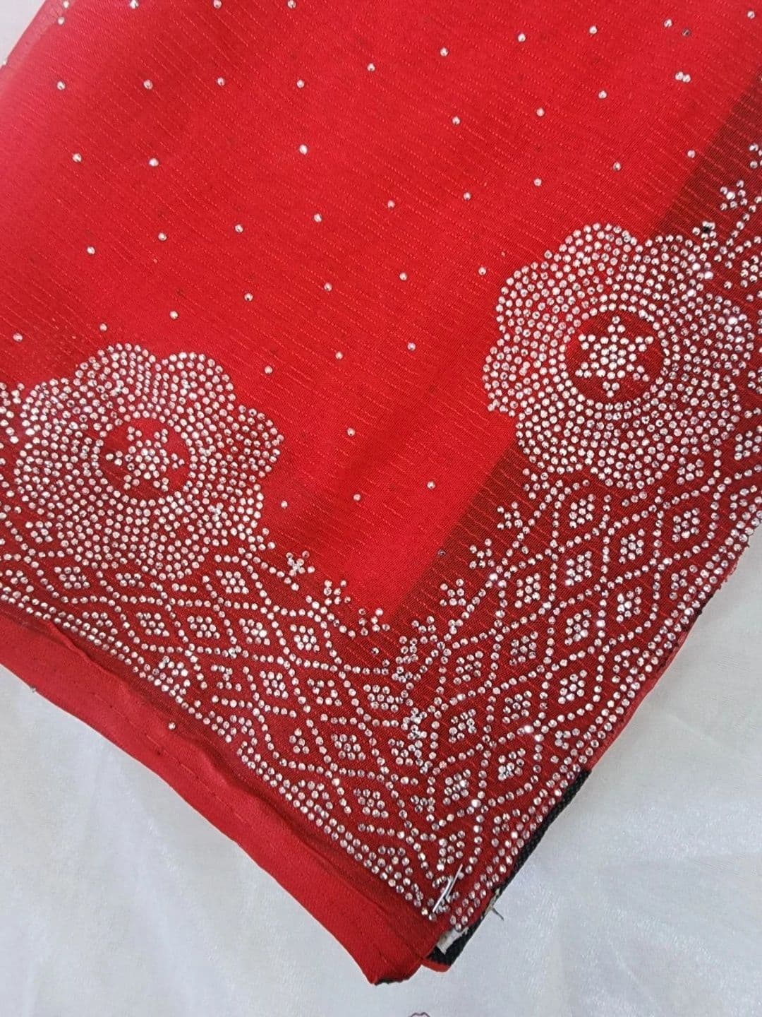 RENBRIZA Poly Georgette Saree thumbnail 4