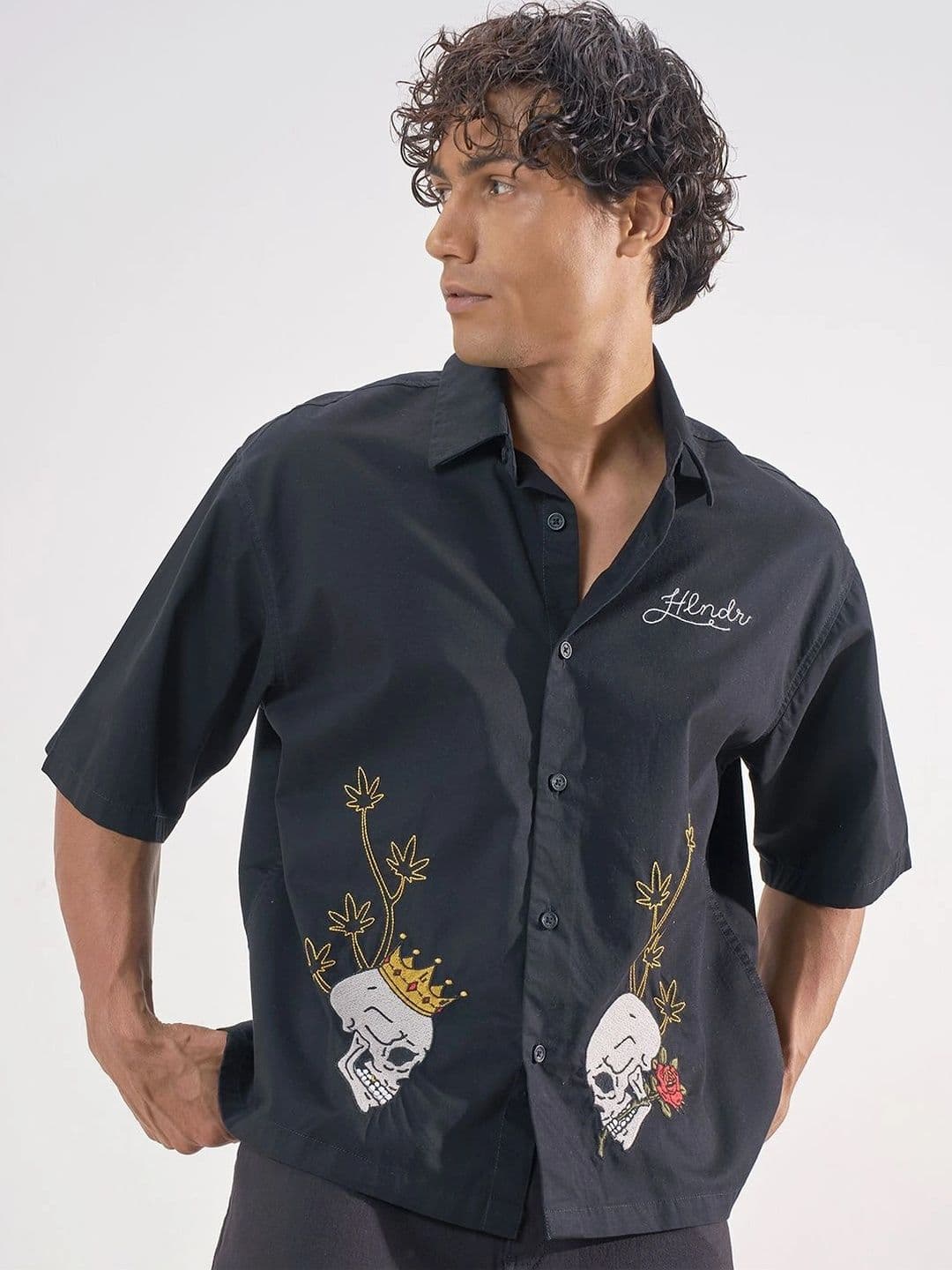 HIGHLANDER Men Boxy Printed Casual Shirt thumbnail 3