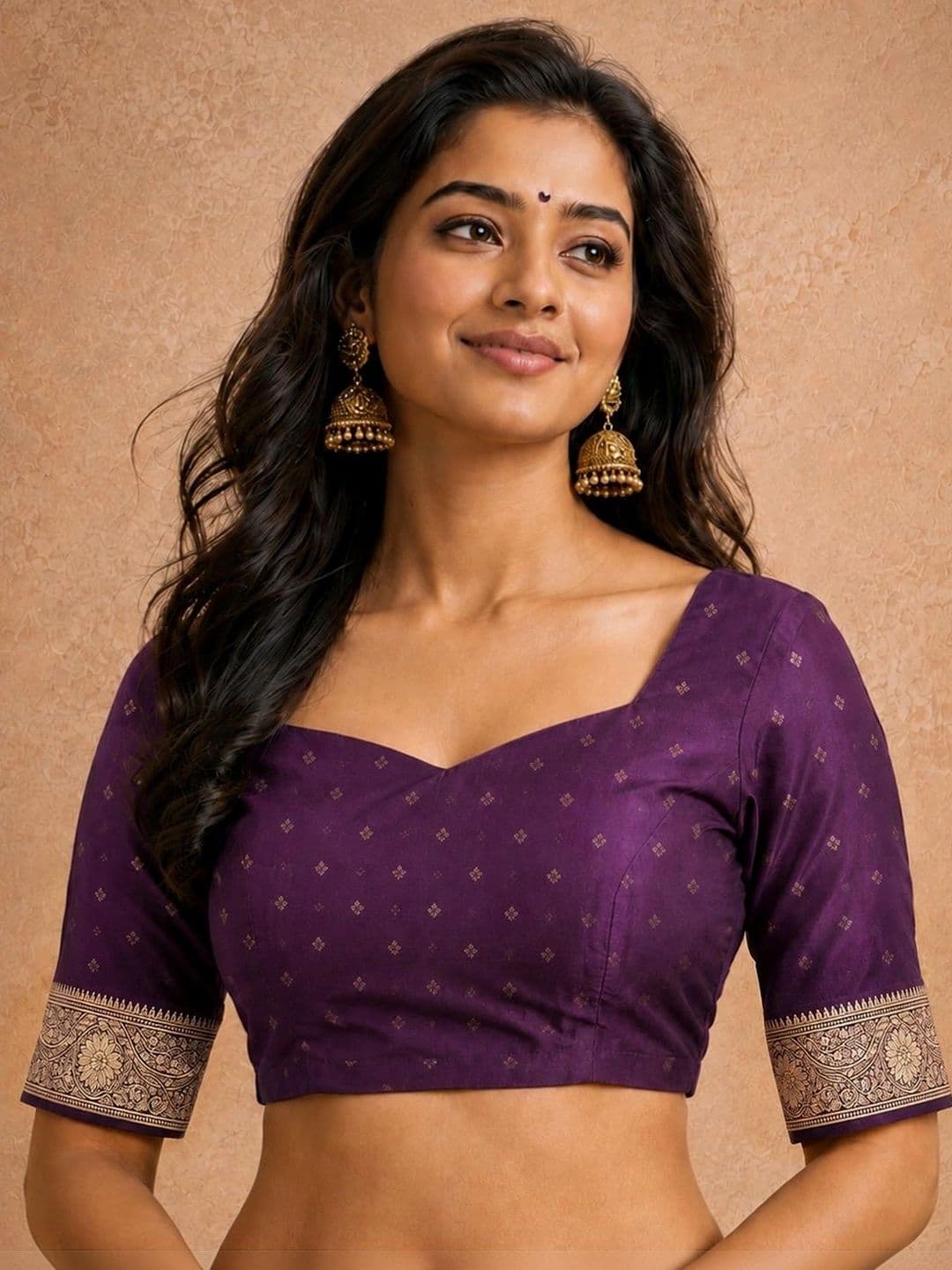 SAMANTHA Woven Design Zari Silk Blend Paithani Saree thumbnail 2