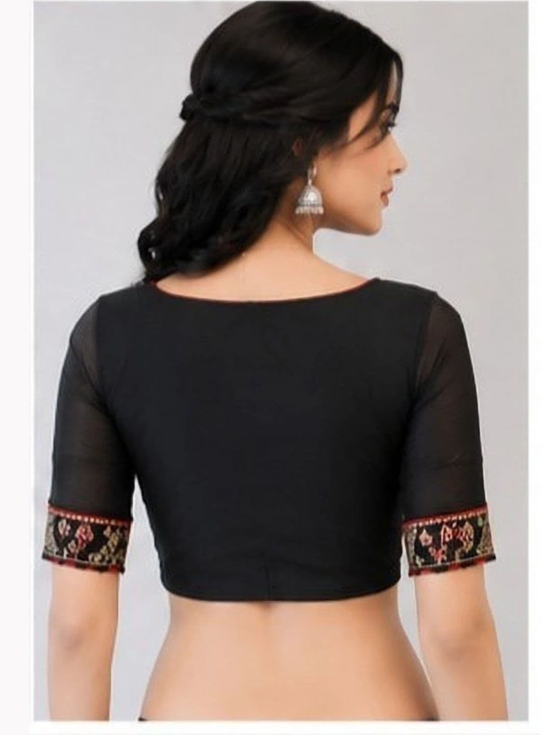 RENBRIZA Poly Georgette Saree thumbnail 2