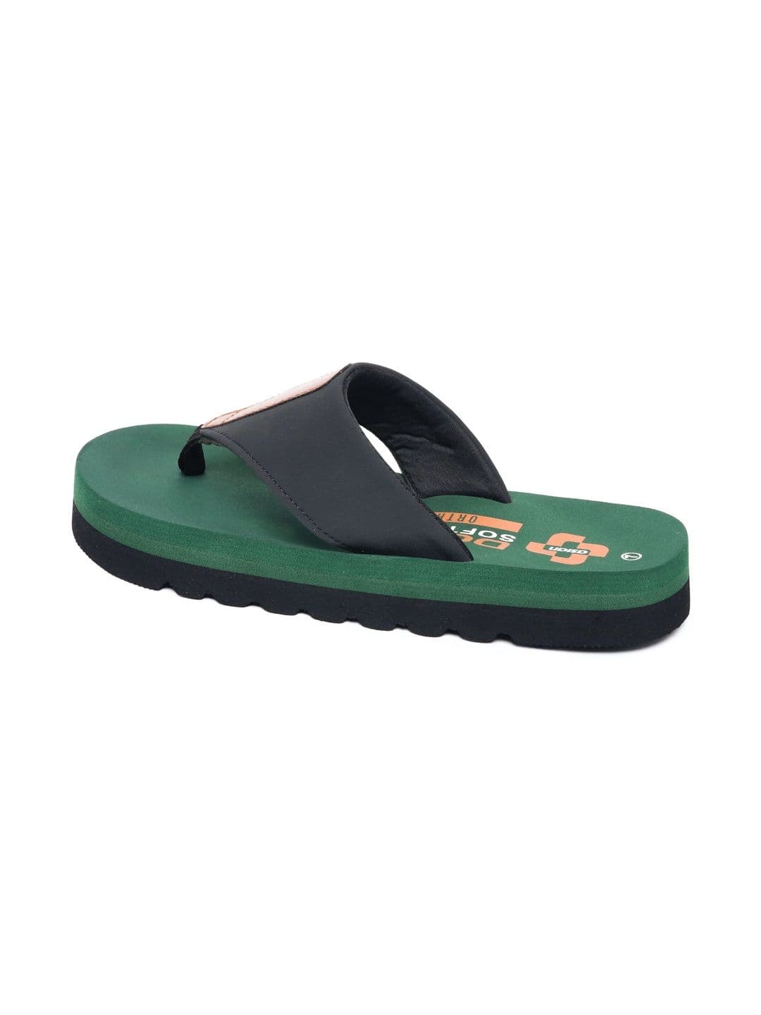 ASIAN Men Colourblocked Thong Flip-Flops thumbnail 2