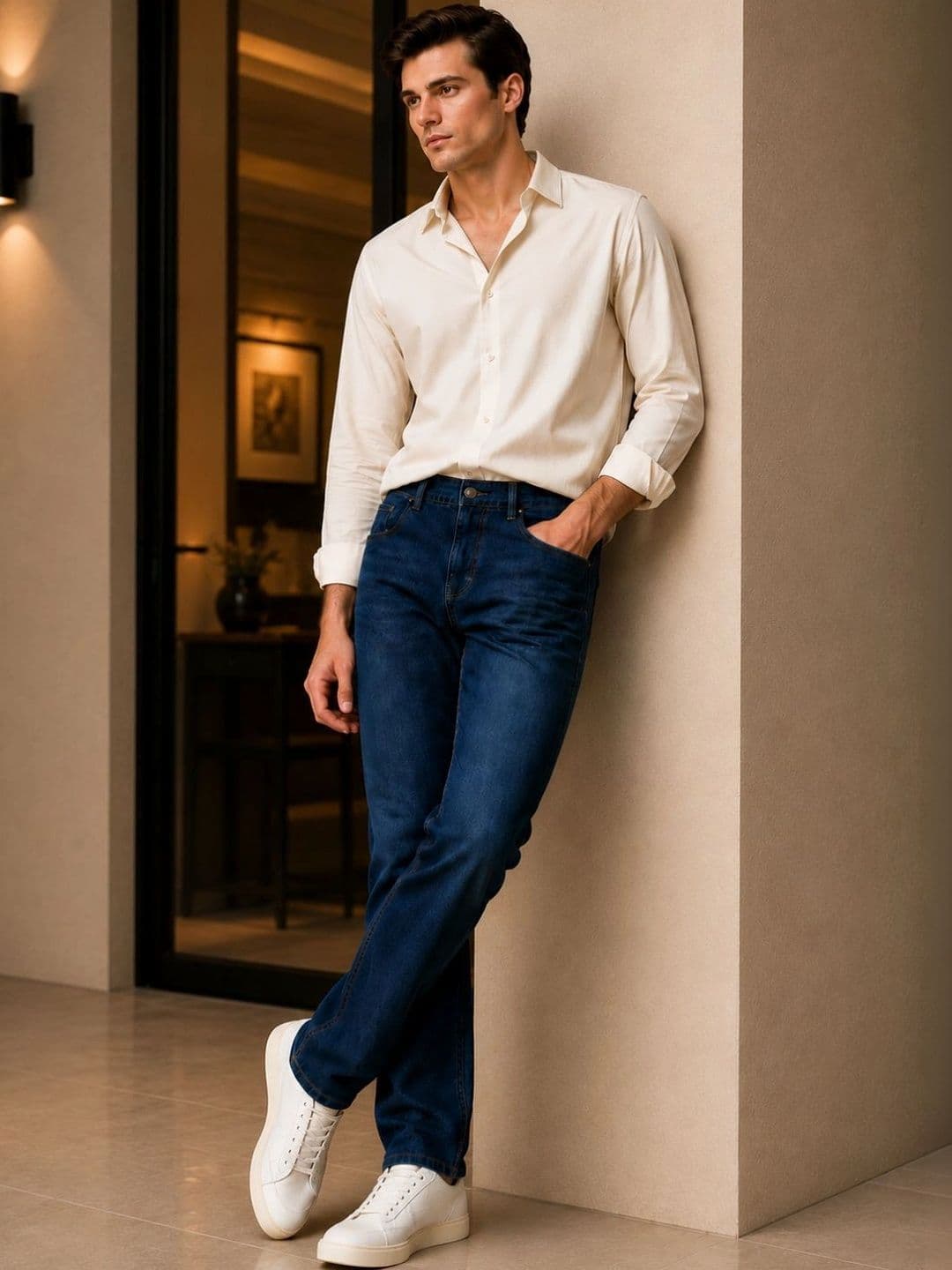 ZUSH Men Straight Fit Mid-Rise Stretchable Jeans thumbnail 3