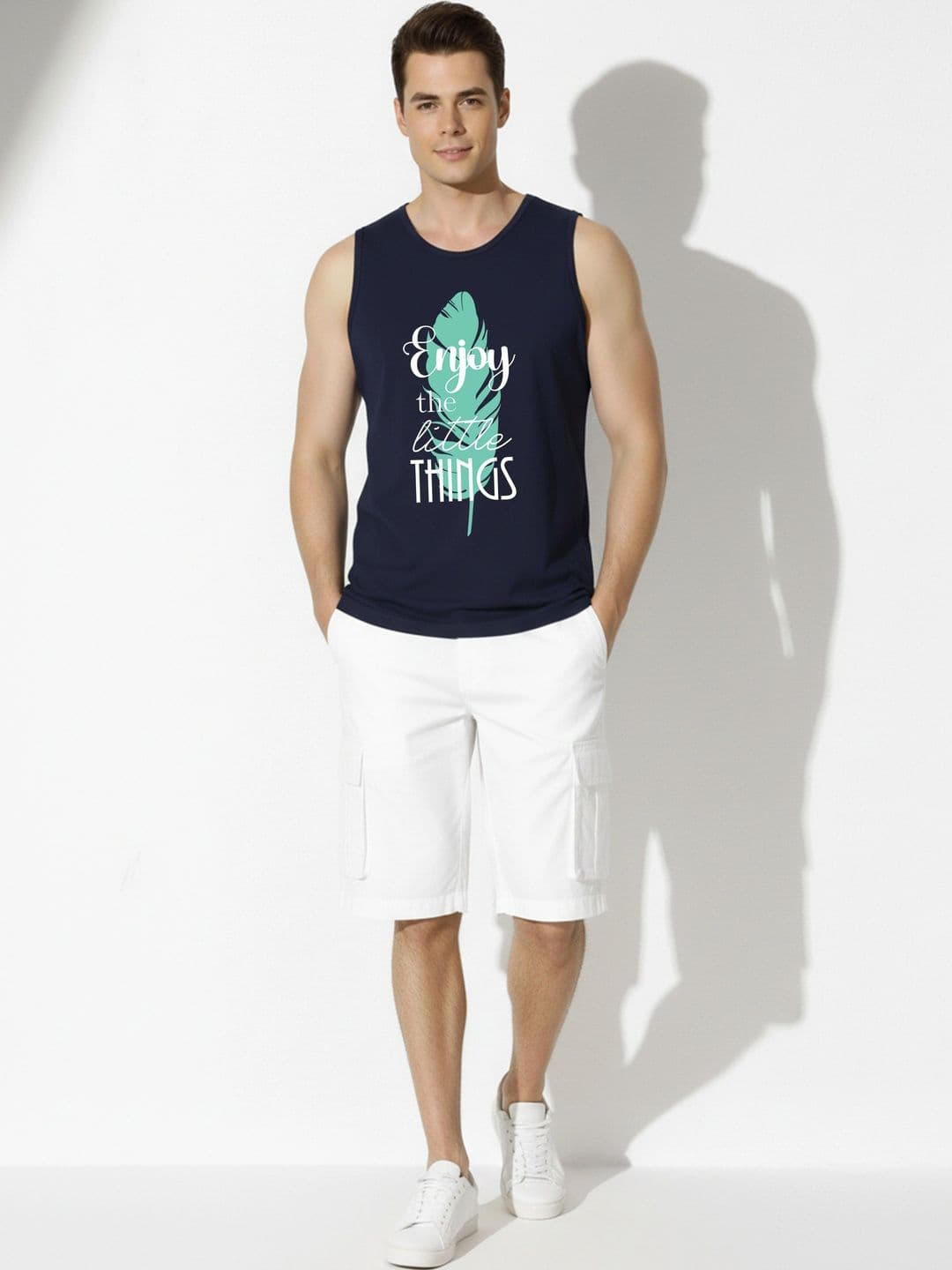 SKY HARBOAR Men Typography 2 Printed T-shirt thumbnail 4