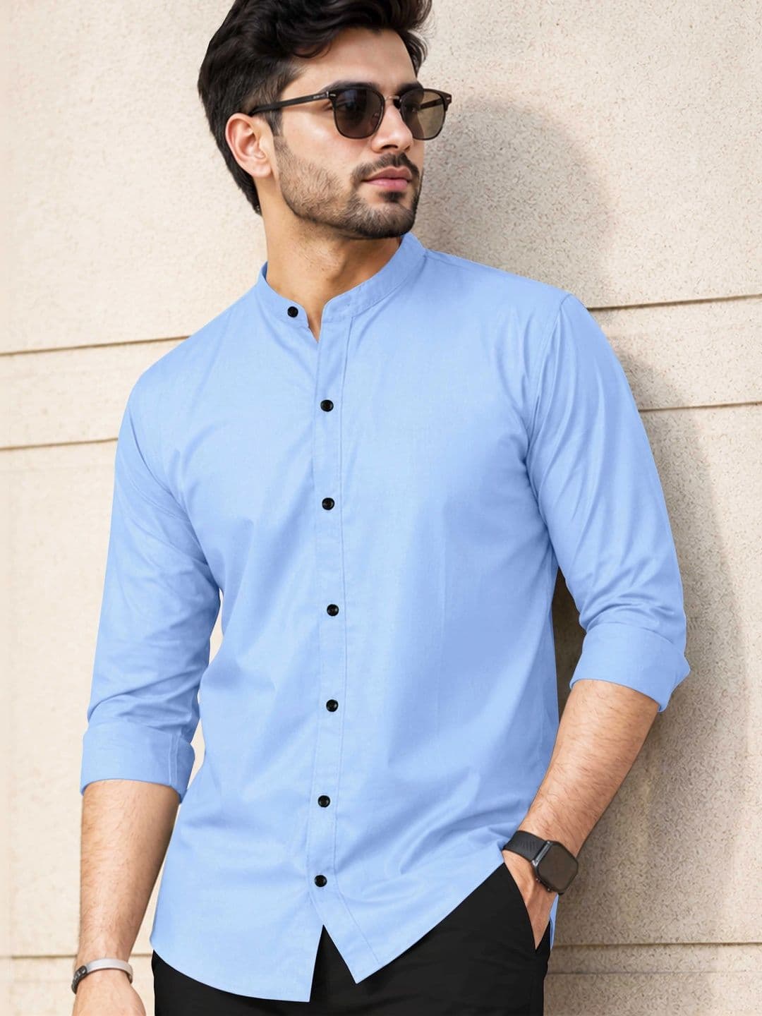 VeBNoR Men Solid Standard Fit Casual Shirt - view 1