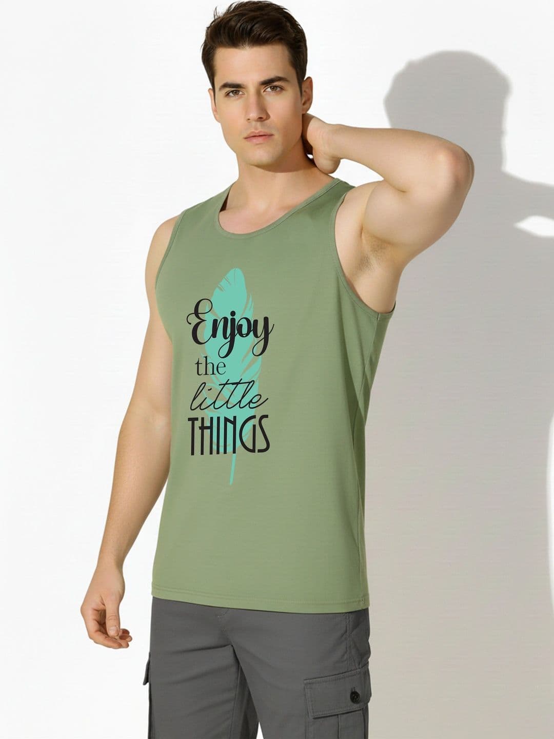 SKY HARBOAR Men Typography 2 Printed T-shirt thumbnail 2