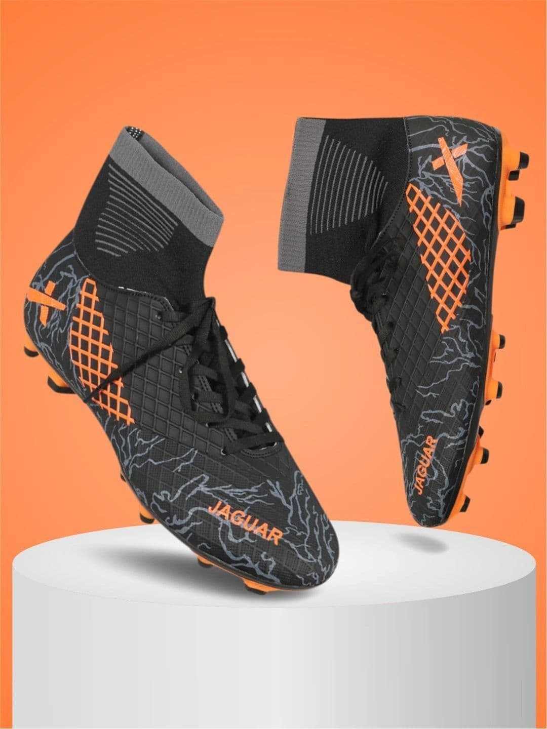 VECTOR X Soccer Studs PU Synthetic & Textile Upper with Rib Ankle TPU Sole Football Shoes thumbnail 2