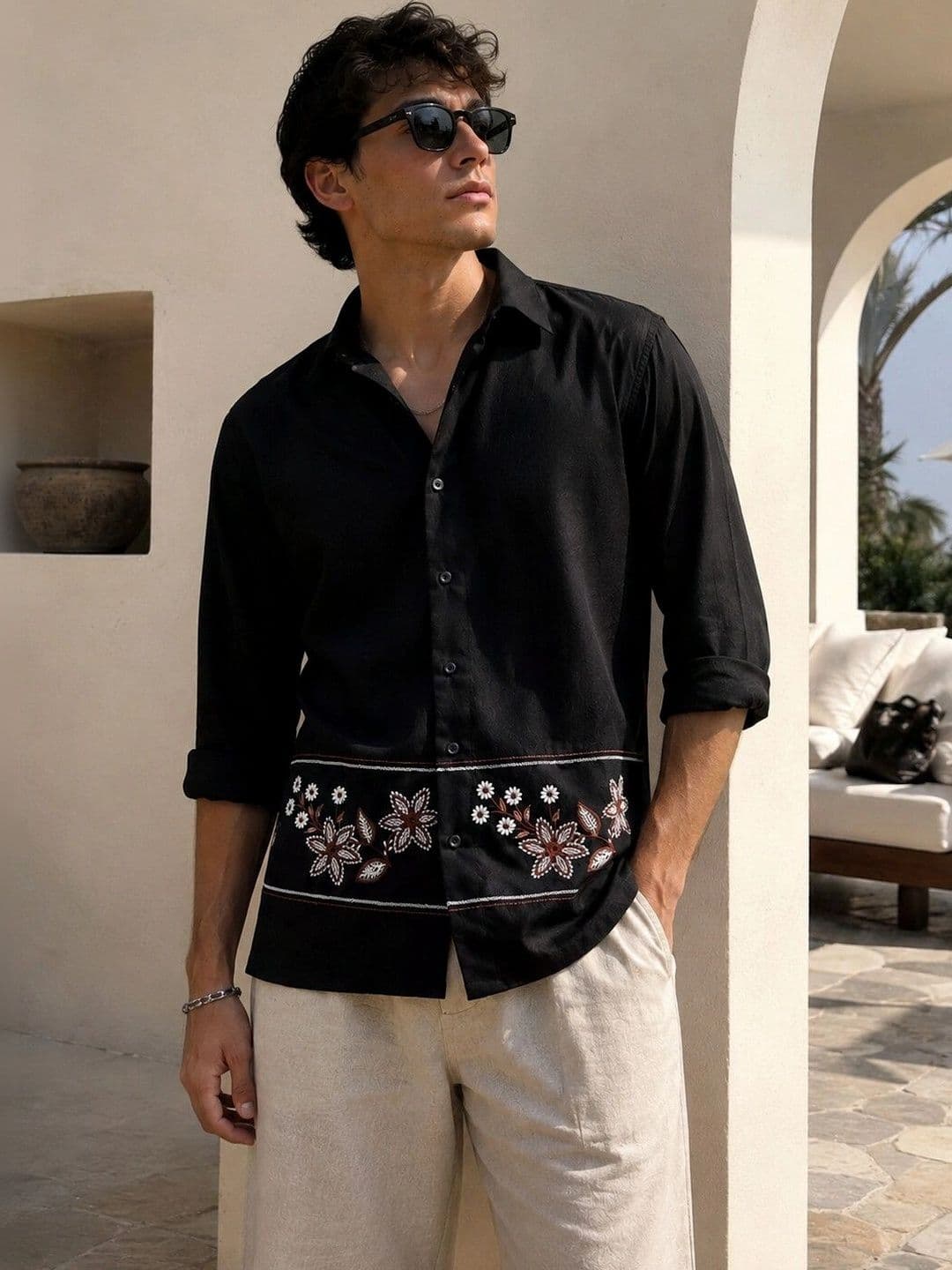 Eszett Men Floral Casual Shirt - view 1