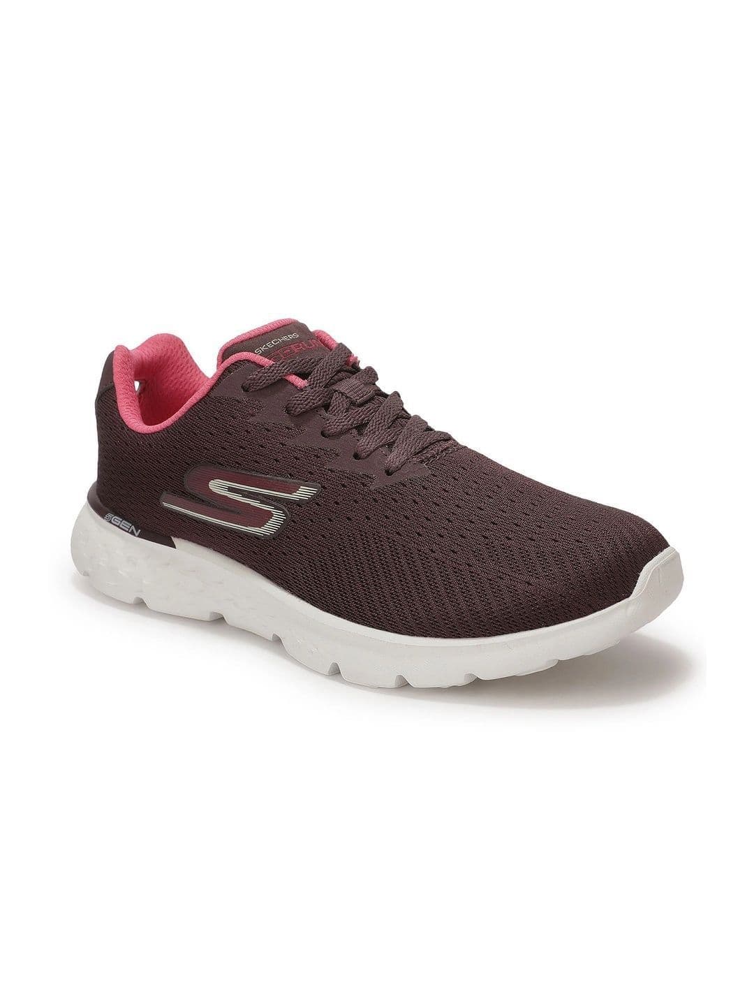 Skechers Women Red Mesh Running SOLE Non-Marking Shoes thumbnail 4