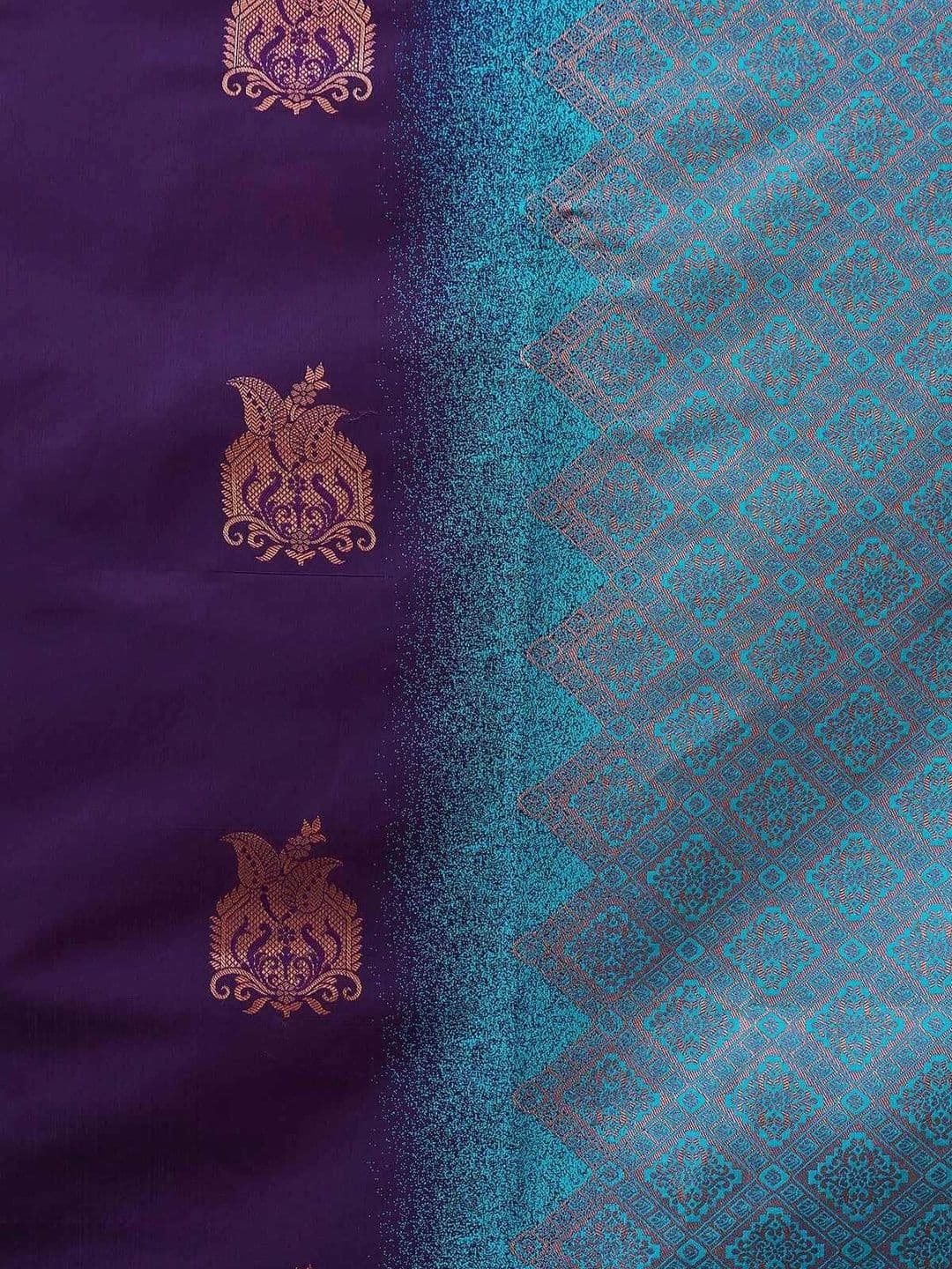 VS MALL Woven Design Zari Banarasi Saree thumbnail 5