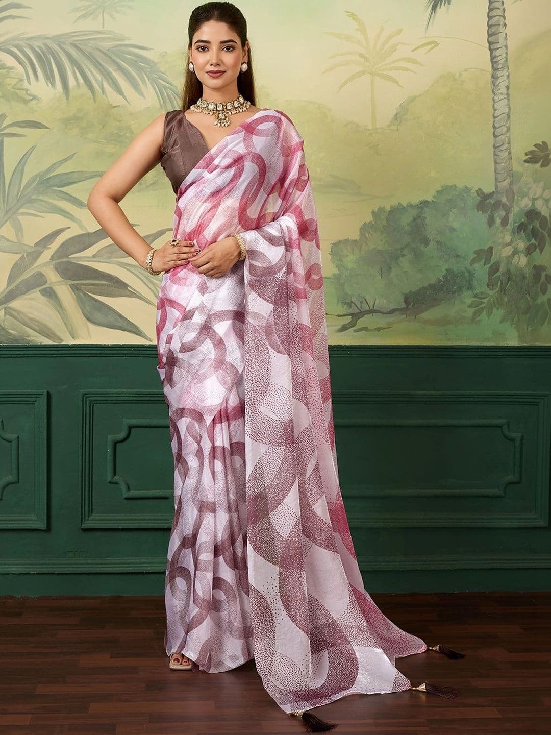 DWIJA FASHION Silk Blend Saree - view 1