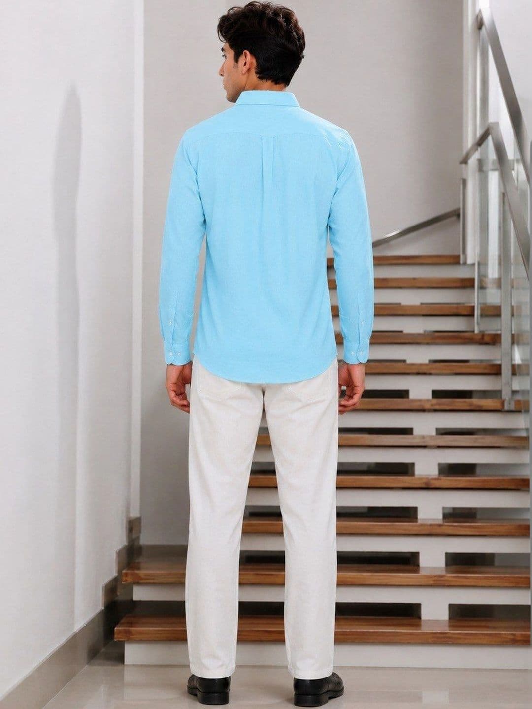 HERE&NOW Men Standard Slim Fit Casual Shirt thumbnail 6