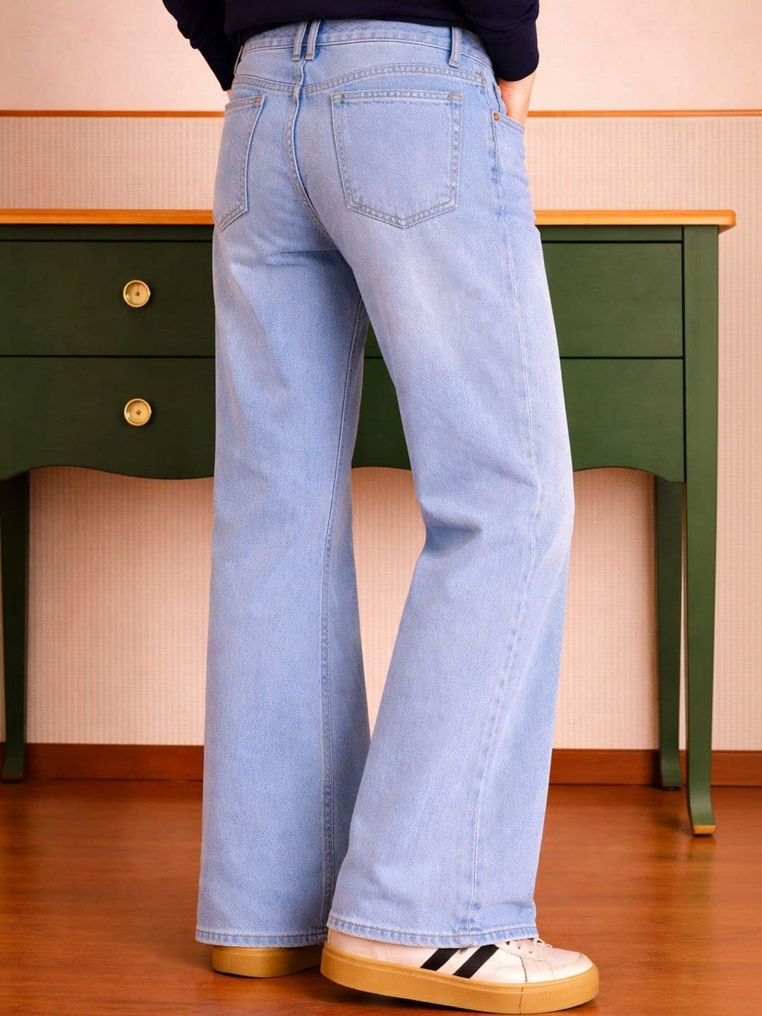 W.T.F - Witnessing True Fashion Men Comfort Bootcut Mid-Rise Jeans thumbnail 8