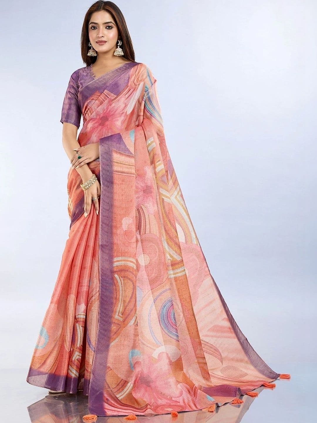 Kesarii Saree - view 1