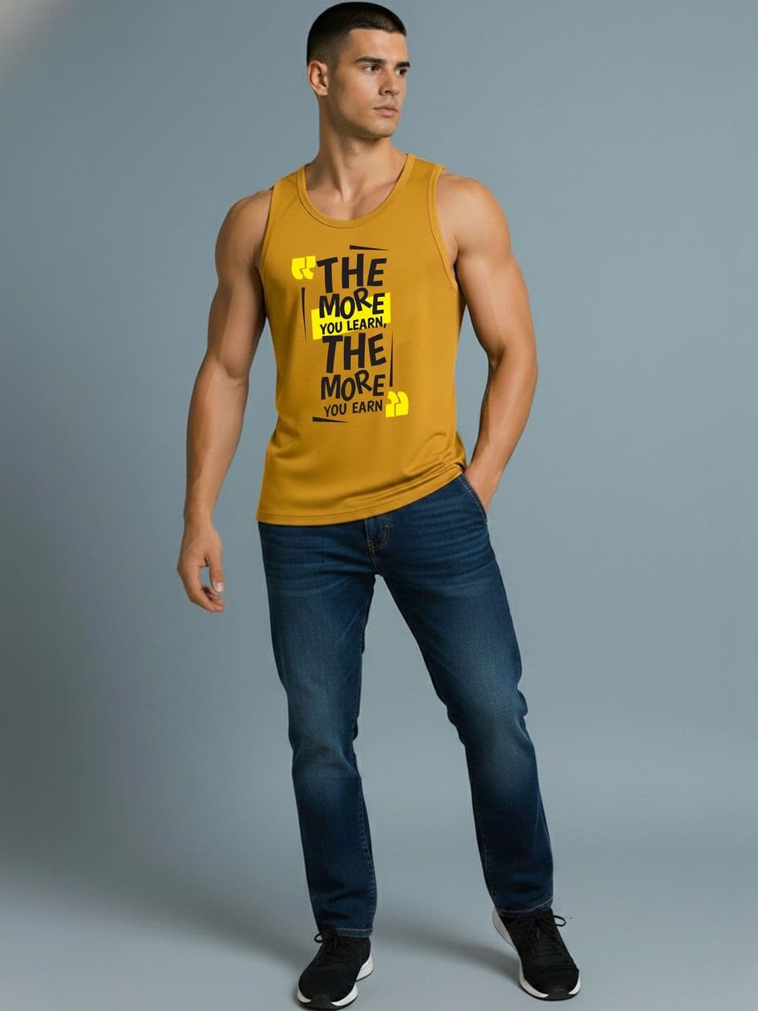 SKY HARBOAR Men Typography 2 Printed T-shirt thumbnail 2