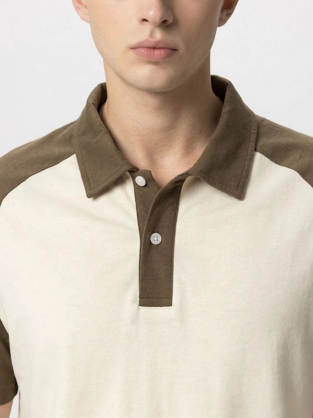 Kook N Keech Men Colourblocked Polo Collar T-shirt thumbnail 3