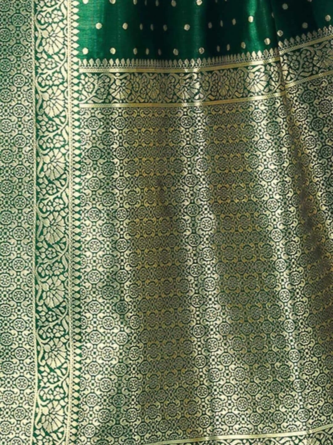 VS MALL Woven Design Zari Banarasi Saree thumbnail 2