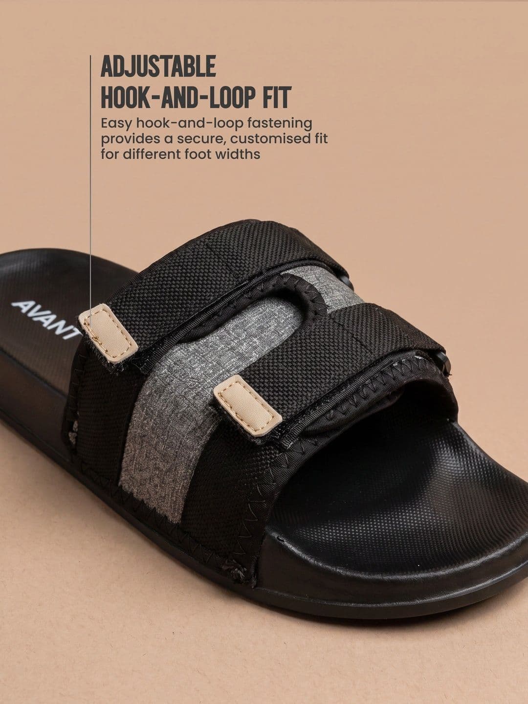 AVANT Men?s EasyMove Sliders -  Black thumbnail 6