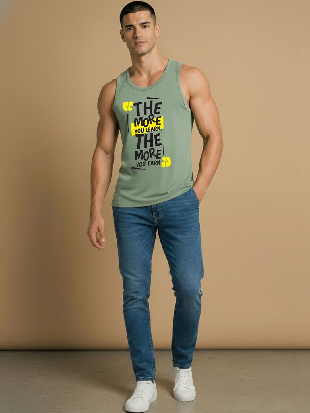 SKY HARBOAR Men Typography 2 Printed T-shirt thumbnail 3