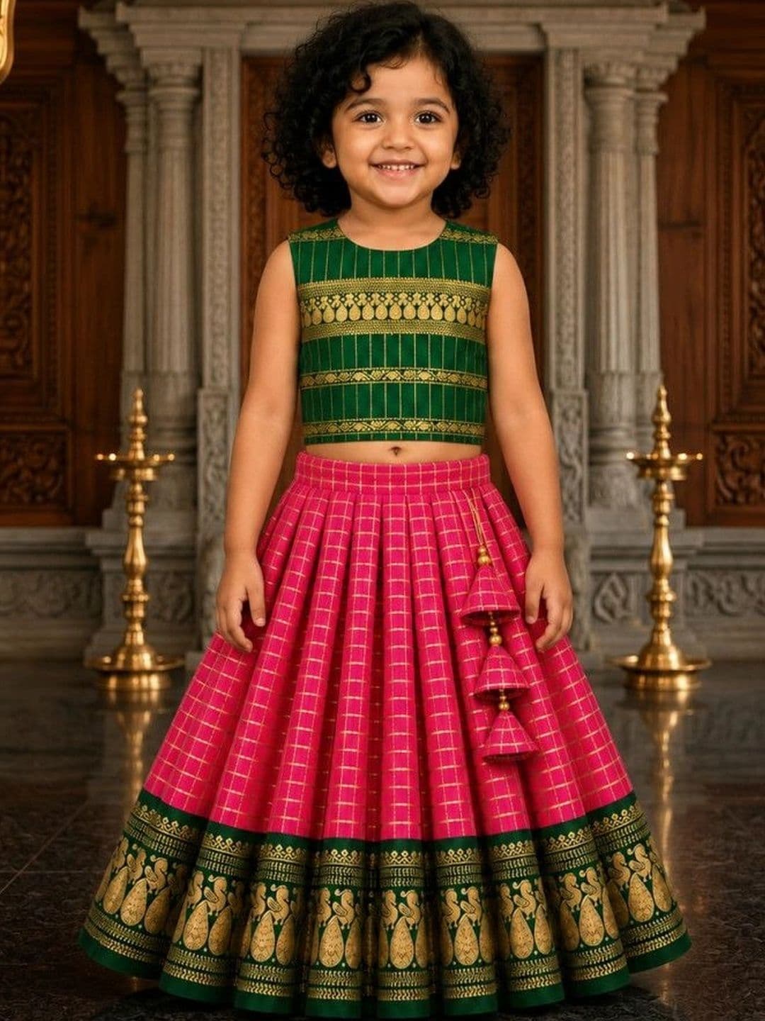 Xepon Girls Ready to Wear Lehenga & - view 1