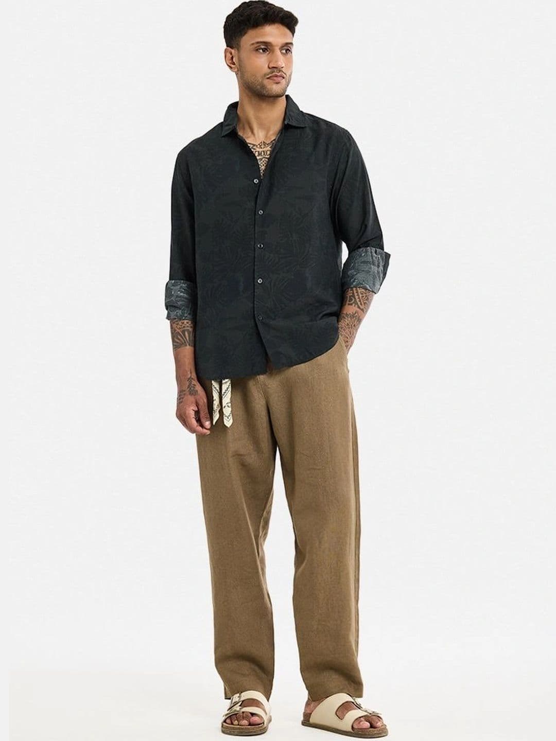 Snitch Men Floral Printed Casual Shirt thumbnail 5
