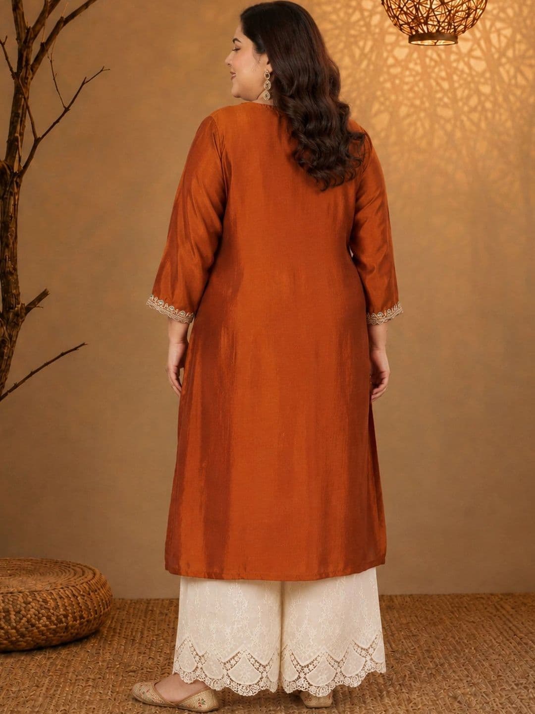FULL BLOOM Women Embroidered Thread Work Kurta thumbnail 2