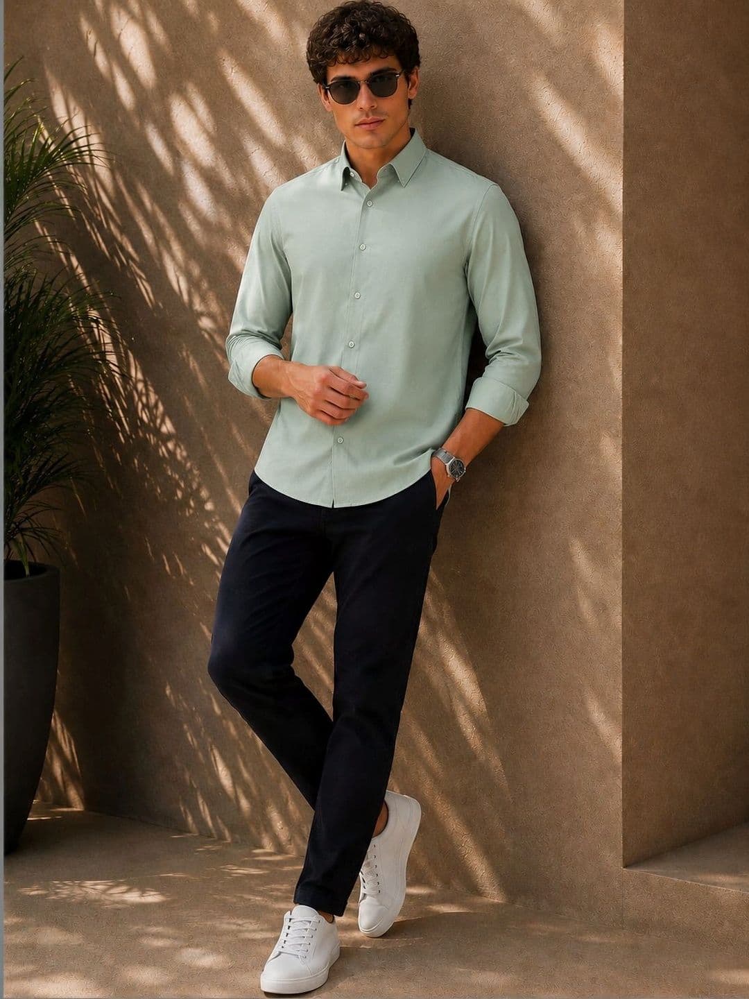 THE SHIRT CODE Men Comfort Casual Shirt thumbnail 2