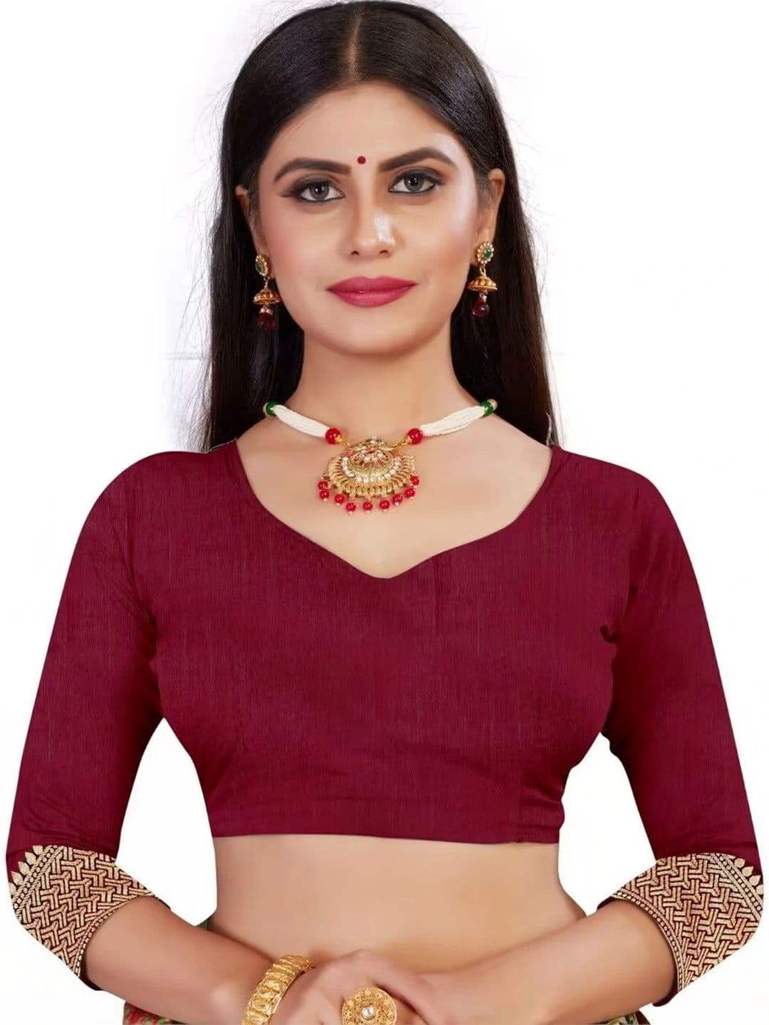 wearsquad Woven Design Zari Art Silk Banarasi Saree thumbnail 4