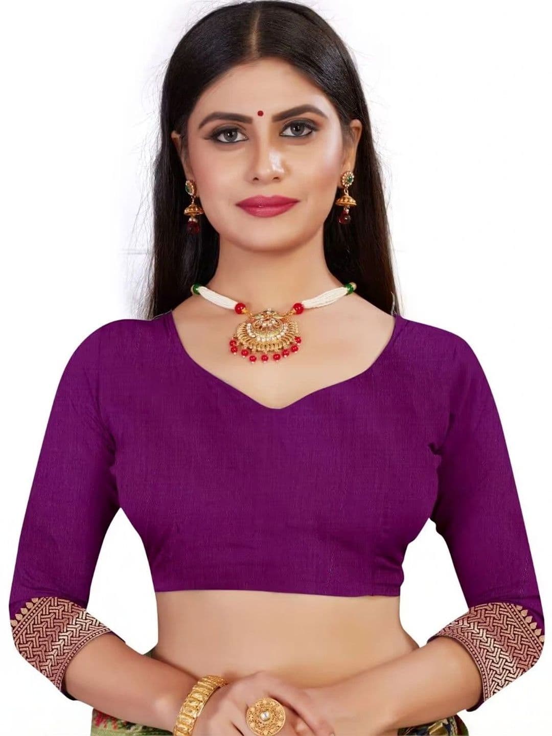 wearsquad Zari Art Silk Banarasi Saree thumbnail 2