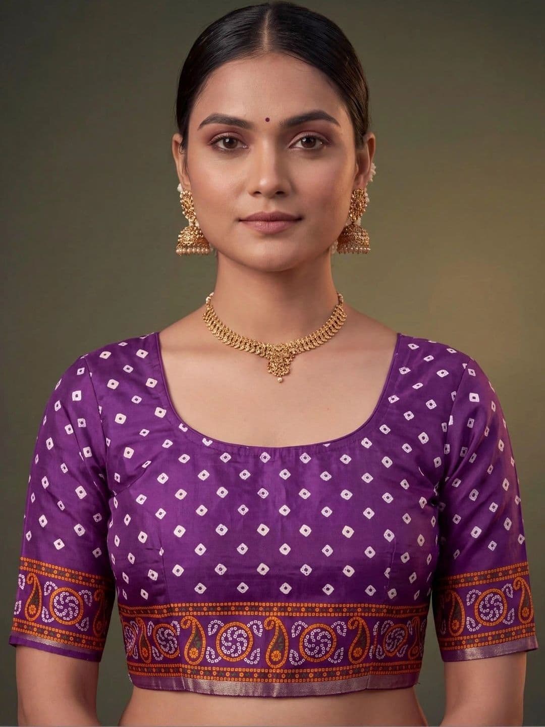 SAMANTHA Ethnic Motifs Zari Silk Blend Saree thumbnail 6