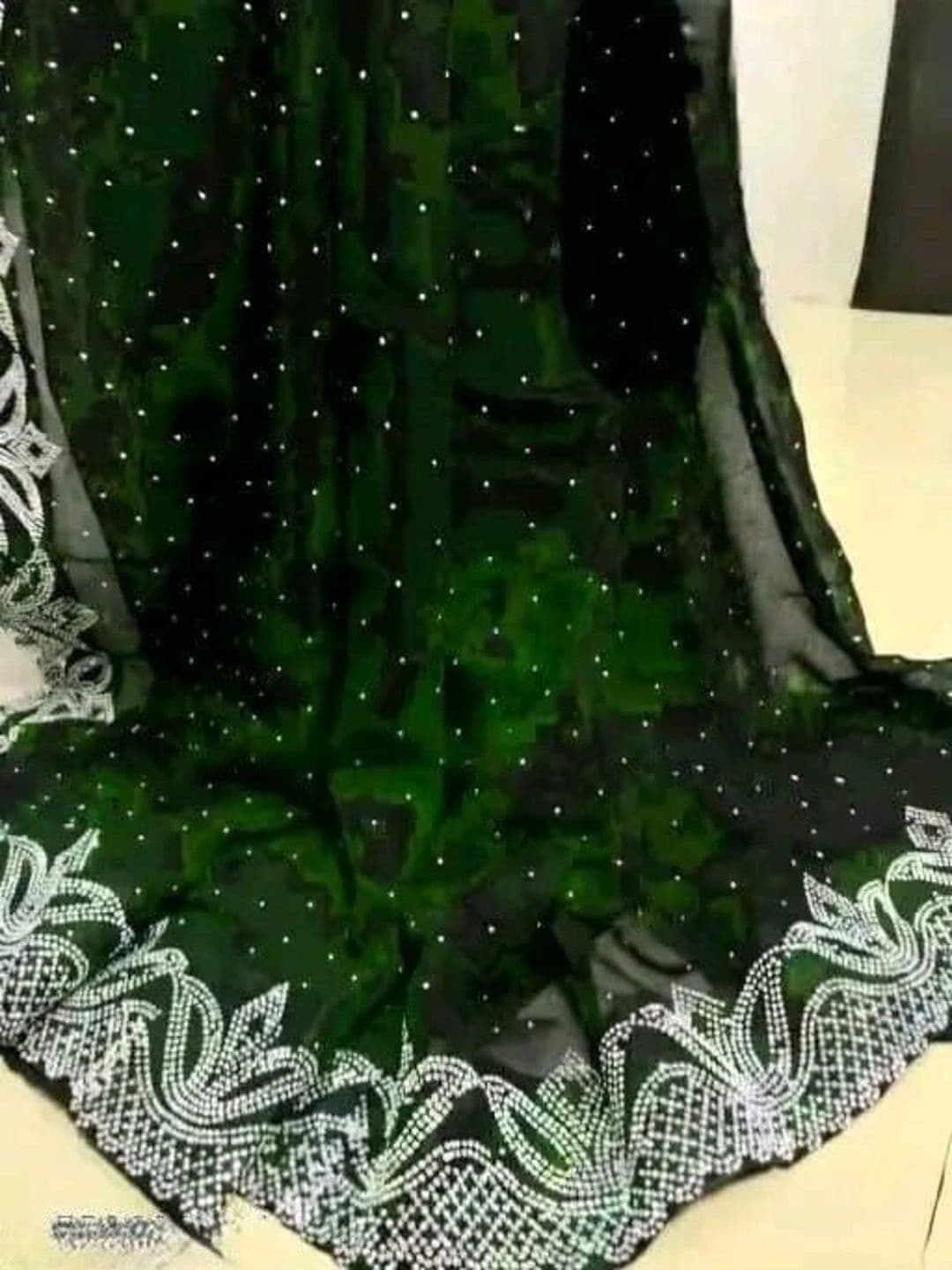 RENBRIZA Embellished Poly Georgette Saree thumbnail 3