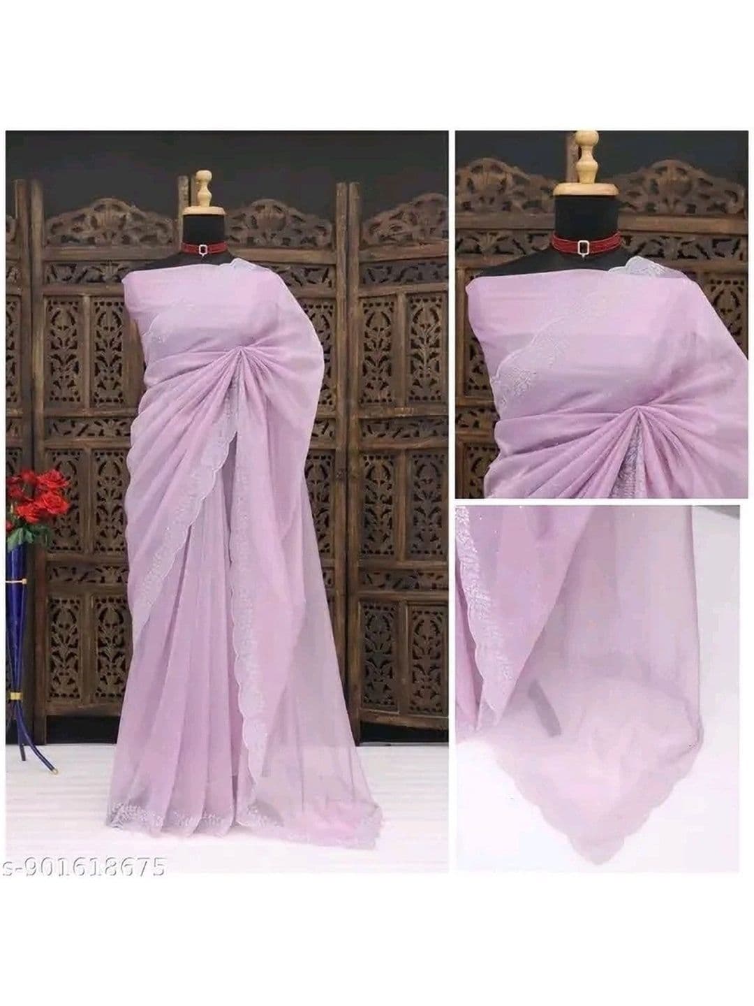 RENBRIZA Net Saree thumbnail 3