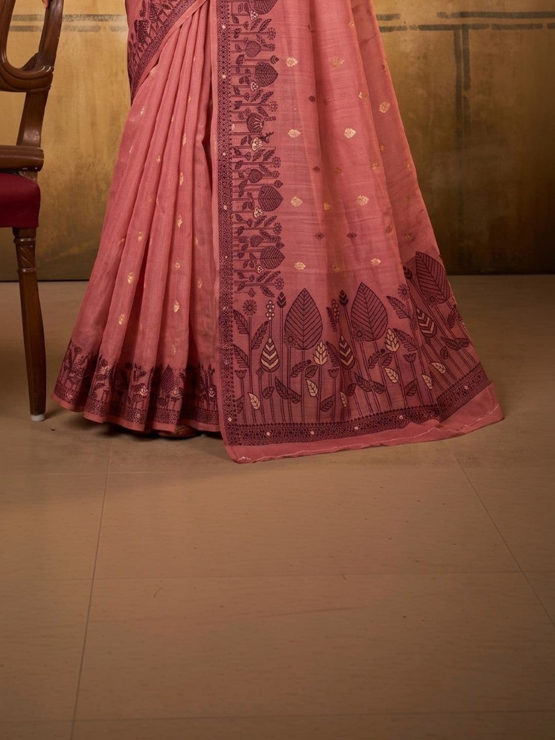 KALINI Woven Design Zari Designer Saree thumbnail 3
