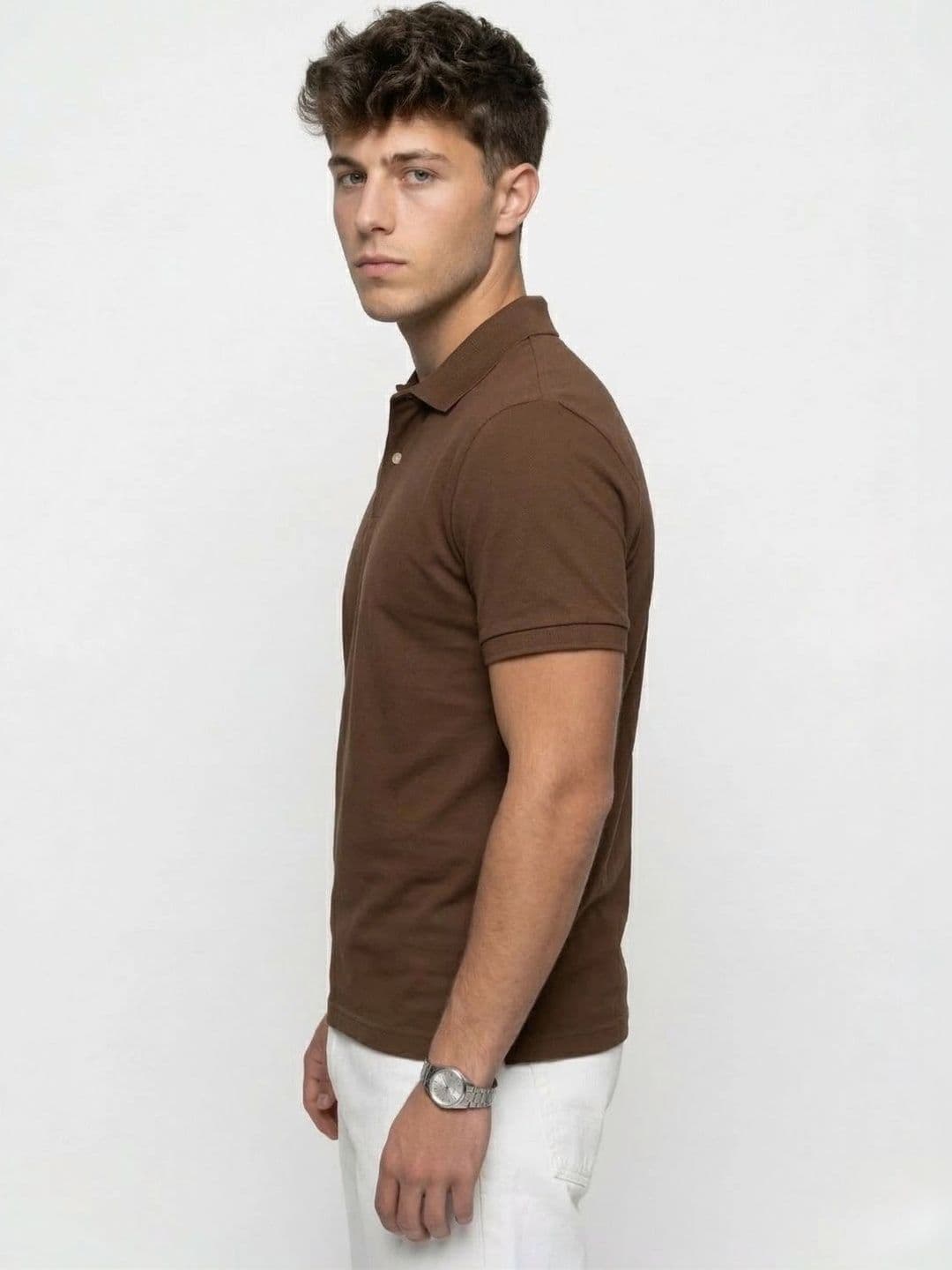 HERE&NOW Men Polo Collar T-shirt thumbnail 5