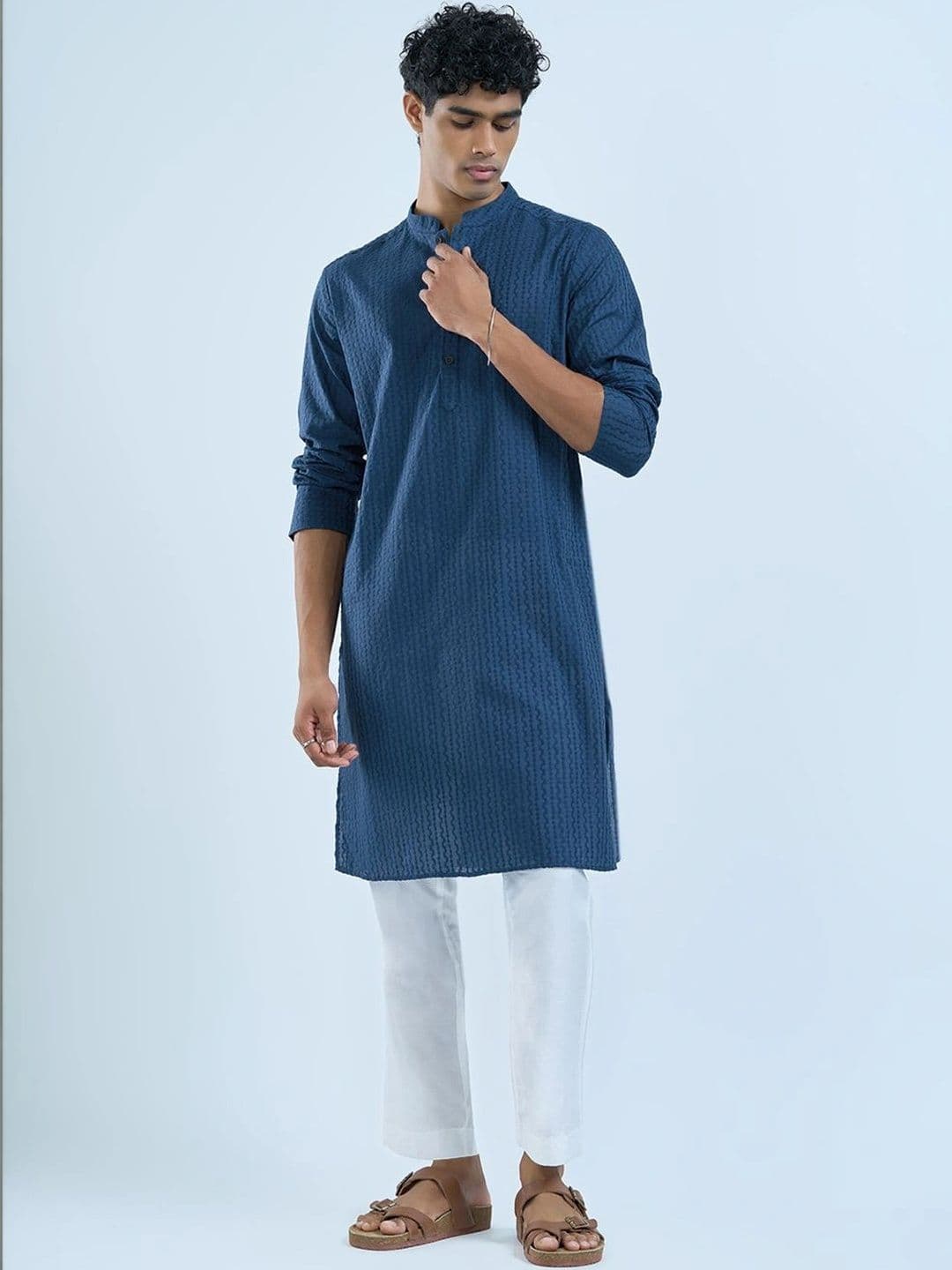 indus route by Pantaloons Men Kurta thumbnail 5