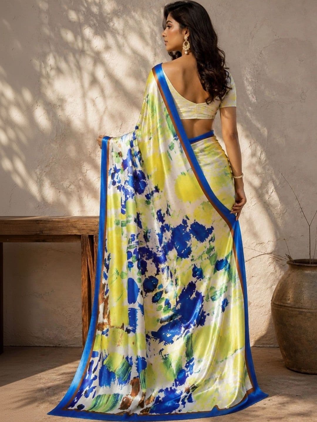 Jihana Fab Satin Mysore Silk Saree thumbnail 3