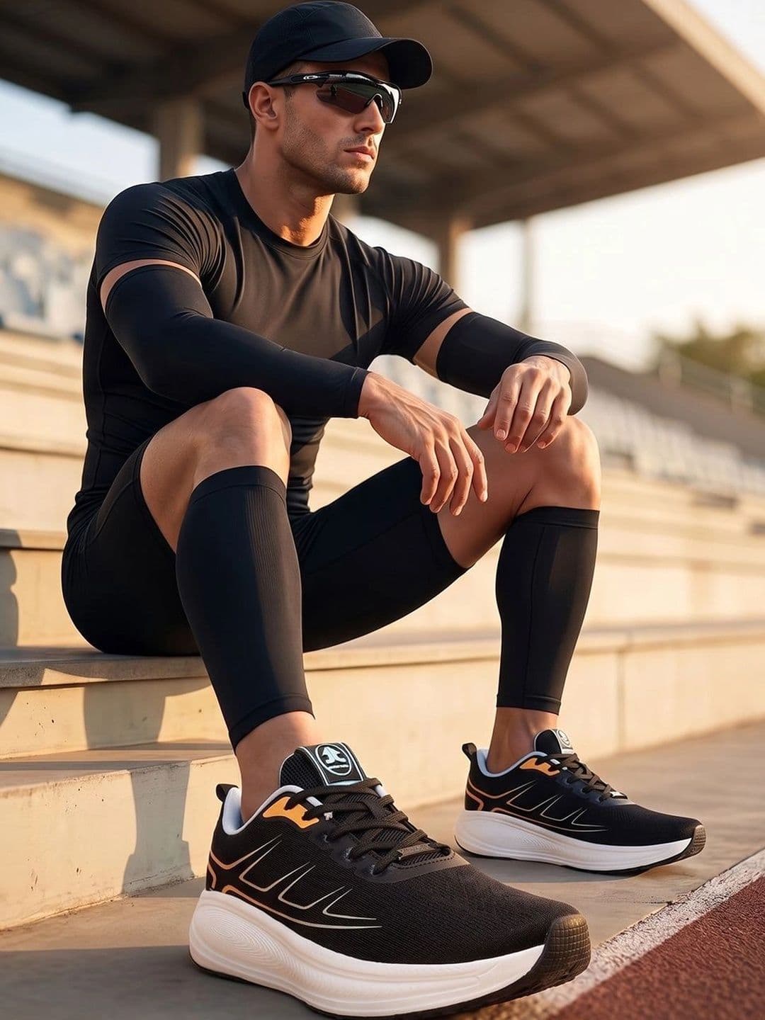 OFF LIMITS Men Mesh Running Non-Marking Shoes thumbnail 2