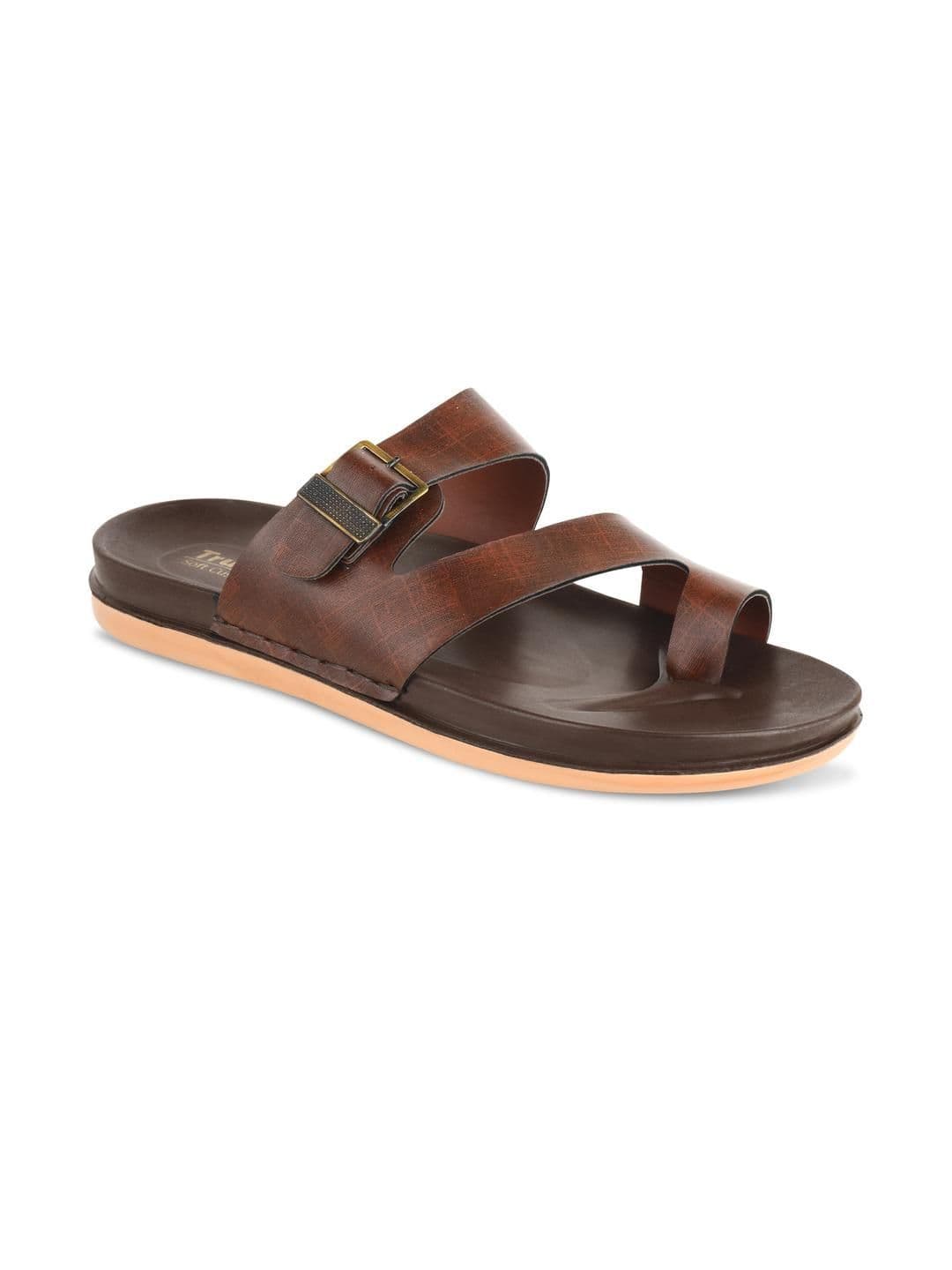Trump Men Brown Flip Flops thumbnail 4