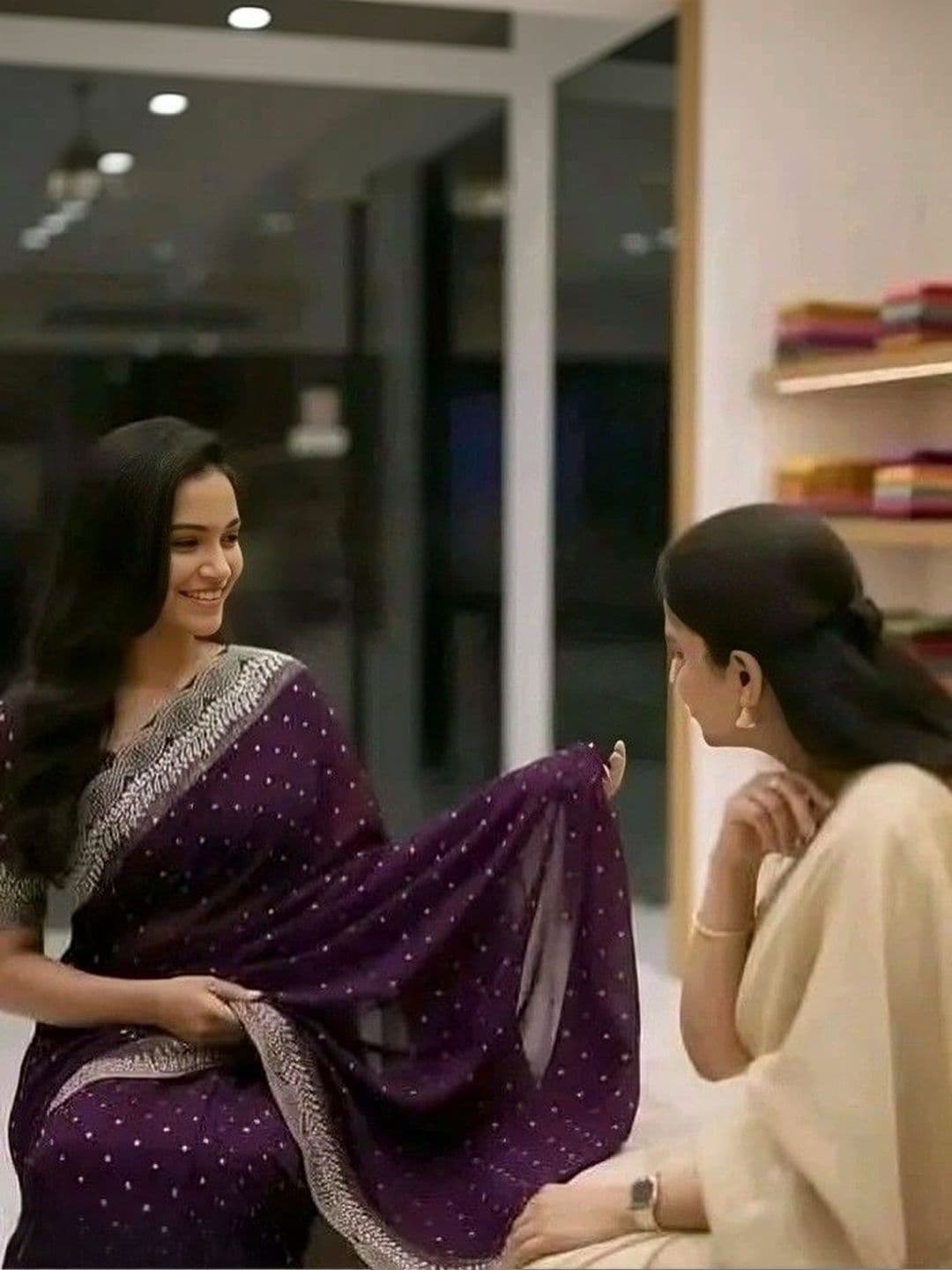 RENBRIZA Poly Georgette Saree thumbnail 3