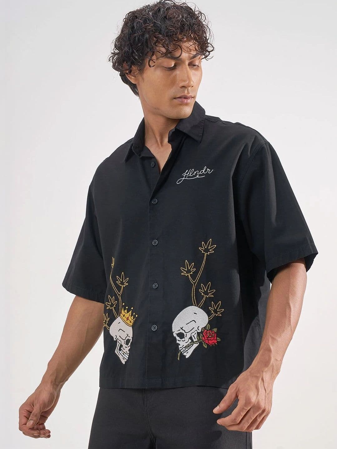 HIGHLANDER Men Boxy Printed Casual Shirt thumbnail 5